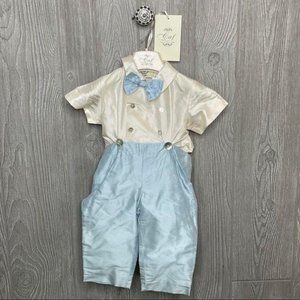 Nwt caf Firenze chickeeduck 2 piece jumper Italian baby suit formal wear wedding